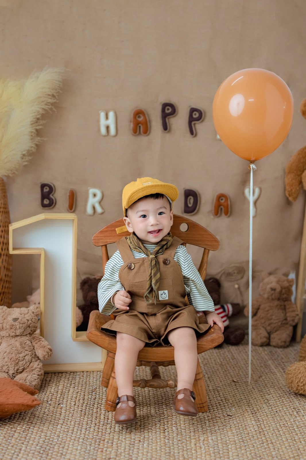 Bé trai chụp ảnh thôi nôi tại BEO STUDIO